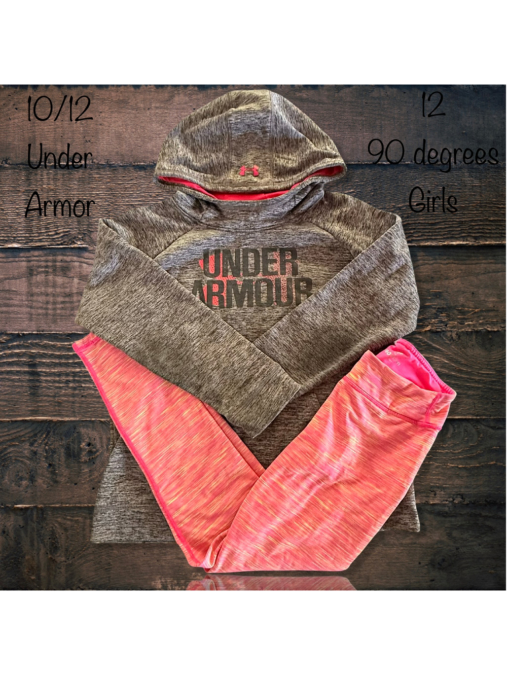 10/12 Under Armour/90 degrees girls Set